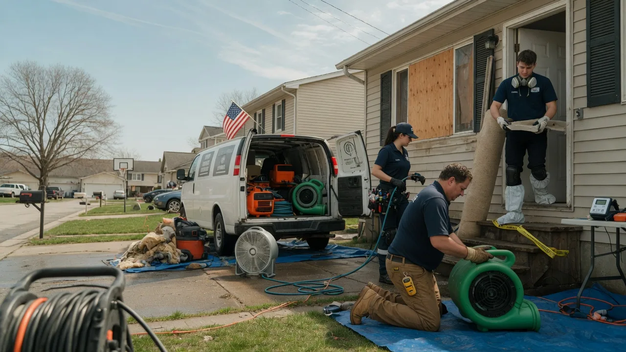 Water Damage Restoration in Brunsville, IA near me